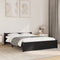vidaXL - Bedframe - massief - hout - zwart - 135x190 - cm