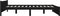 vidaXL - Bedframe - massief - hout - zwart - 140x190 - cm