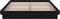 vidaXL - Bedframe - massief - hout - zwart - 140x190 - cm