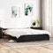 vidaXL - Bedframe - massief - hout - zwart - 140x190 - cm