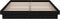 vidaXL - Bedframe - massief - hout - zwart - 140x190 - cm