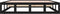 vidaXL - Bedframe - massief - hout - zwart - 140x190 - cm