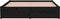 vidaXL - Bedframe - massief - hout - zwart - 140x200 - cm