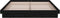 vidaXL - Bedframe - massief - hout - zwart - 150x200 - cm