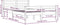 vidaXL - Bedframe - massief - hout - zwart - 150x200 - cm