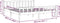vidaXL - Bedframe - massief - hout - zwart - 160x200 - cm