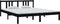 vidaXL - Bedframe - massief - hout - zwart - 160x200 - cm