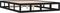 vidaXL - Bedframe - massief - hout - zwart - 160x200 - cm