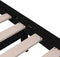 vidaXL - Bedframe - massief - hout - zwart - 160x200 - cm