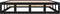 vidaXL - Bedframe - massief - hout - zwart - 160x200 - cm