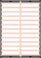 vidaXL - Bedframe - massief - hout - zwart - 180x200 - cm