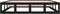 vidaXL - Bedframe - massief - hout - zwart - 180x200 - cm