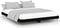 vidaXL - Bedframe - massief - hout - zwart - 200x200 - cm