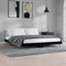 vidaXL - Bedframe - massief - hout - zwart - 200x200 - cm