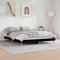 vidaXL - Bedframe - massief - hout - zwart - 200x200 - cm