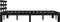 vidaXL - Bedframe - massief - hout - zwart - 200x200 - cm