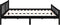 vidaXL - Bedframe - massief - hout - zwart - 200x200 - cm