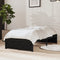 vidaXL - Bedframe - massief - hout - zwart - 75x190 - cm