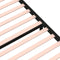 vidaXL - Bedframe - massief - hout - zwart - 75x190 - cm