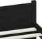 vidaXL - Bedframe - massief - hout - zwart - 75x190 - cm