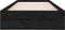vidaXL - Bedframe - massief - hout - zwart - 75x190 - cm