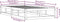 vidaXL - Bedframe - massief - hout - zwart - 75x190 - cm