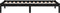 vidaXL - Bedframe - massief - hout - zwart - 75x190 - cm
