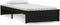 vidaXL - Bedframe - massief - hout - zwart - 90x190 - cm