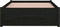 vidaXL - Bedframe - massief - hout - zwart - 90x190 - cm