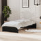 vidaXL - Bedframe - massief - hout - zwart - 90x190 - cm
