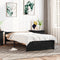 vidaXL - Bedframe - massief - hout - zwart - 90x200 - cm
