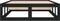 vidaXL - Bedframe - massief - hout - zwart - 90x200 - cm