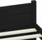 vidaXL - Bedframe - massief - hout - zwart - 90x200 - cm