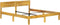vidaXL - Bedframe - massief - mangohout - 180 - cm