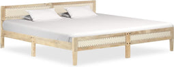 vidaXL - Bedframe - massief - mangohout - 200 - cm