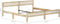 vidaXL - Bedframe - massief - mangohout - 200 - cm