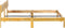 vidaXL - Bedframe - massief - mangohout - 200 - cm