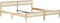 vidaXL - Bedframe - massief - mangohout - 200 - cm