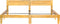 vidaXL - Bedframe - massief - mangohout - 200 - cm