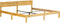 vidaXL - Bedframe - massief - mangohout - 200 - cm