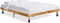 vidaXL - Bedframe - massief - mangohout - 200x200 - cm
