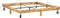 vidaXL - Bedframe - massief - mangohout - 200x200 - cm
