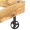 vidaXL - Bedframe - massief - mangohout - 200x200 - cm