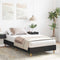 vidaXL - Bedframe - matras - zonder - matras - 100x200 - cm - spaanplaat - zwart