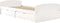vidaXL - Bedframe - met - 2 - lades - massief - grenenhout - wit - 90x200 - cm
