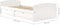 vidaXL - Bedframe - met - 2 - lades - massief - grenenhout - wit - 90x200 - cm