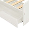 vidaXL - Bedframe - met - 2 - lades - massief - grenenhout - wit - 90x200 - cm
