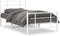 vidaXL-Bedframe-met-hoofd--en-voeteneinde-metaal-wit-100x190-cm