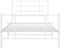 vidaXL-Bedframe-met-hoofd--en-voeteneinde-metaal-wit-100x190-cm