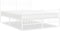 vidaXL - Bedframe - met - hoofd- - en - voeteneinde - metaal - wit - 140x190 - cm